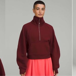Lululemon Scuba Oversized Funnel Neck Half Zip